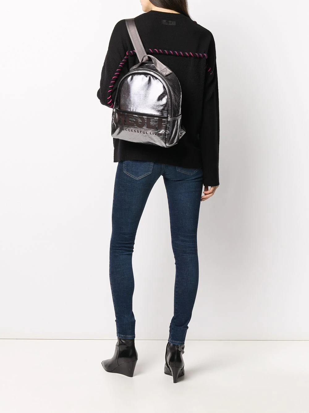 F-Bold metallic backpack - 2