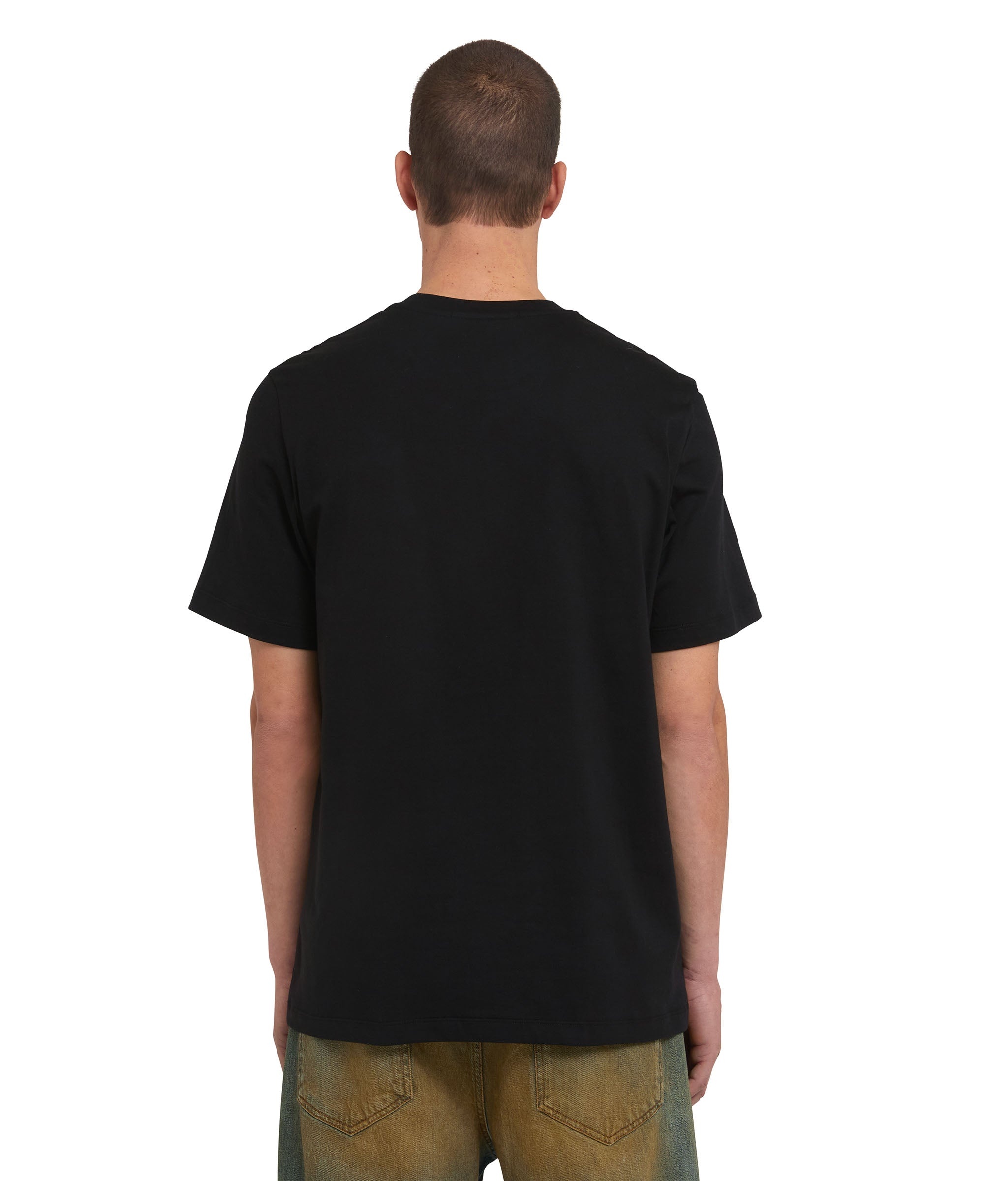 T-Shirt with box logo camo graphic - 3