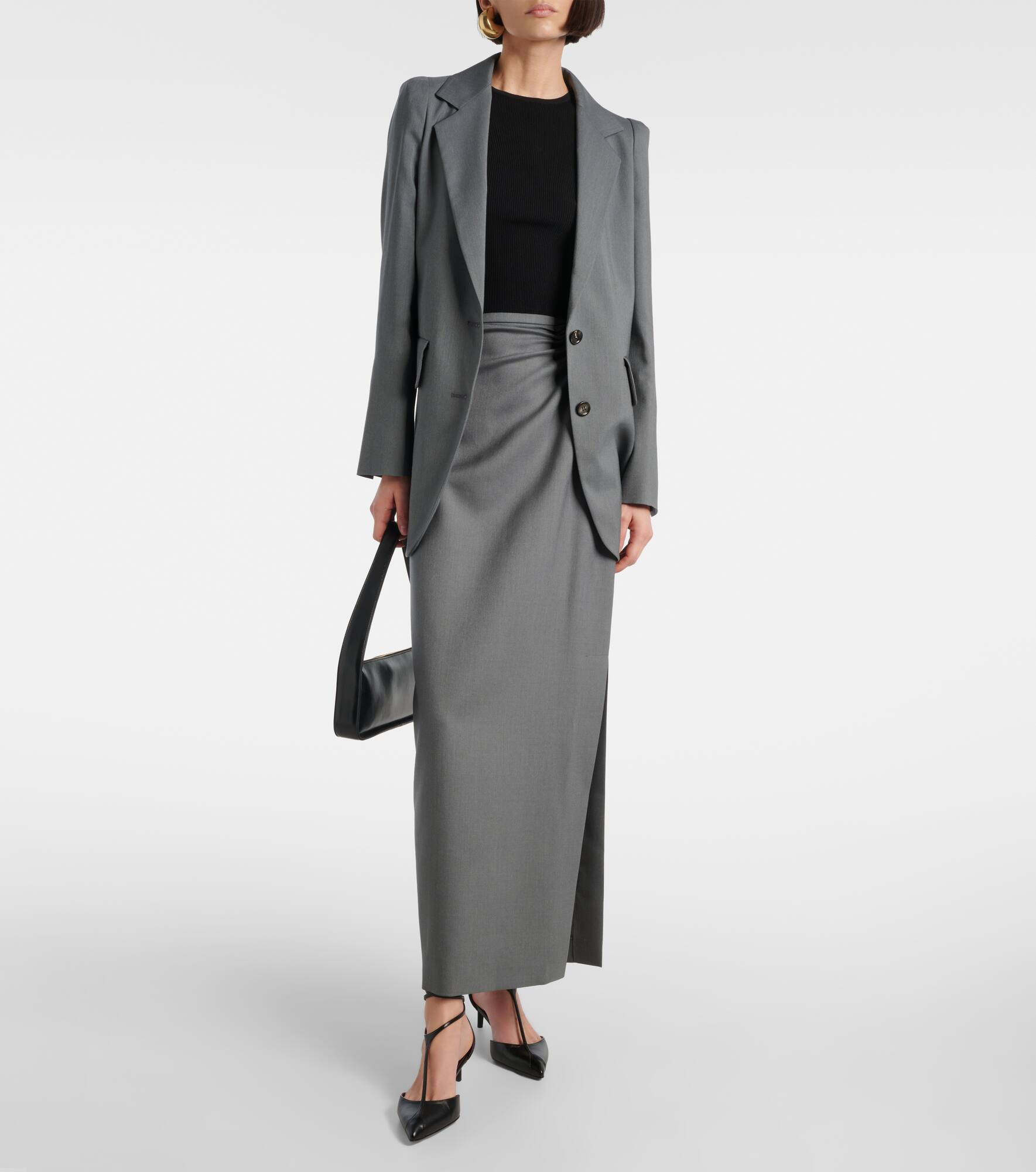 Ebridi wool, mohair, and silk blazer - 2