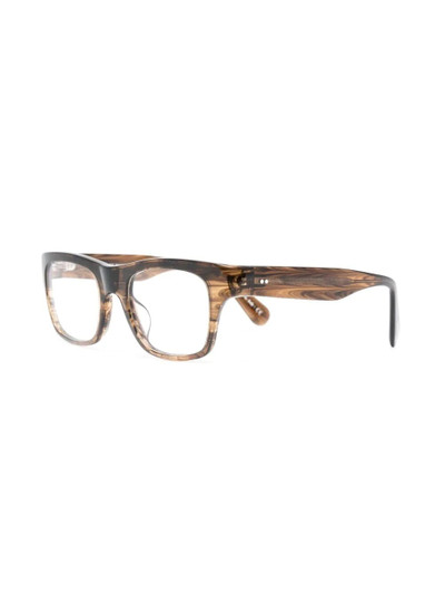 Oliver Peoples Brisdon square glasses outlook