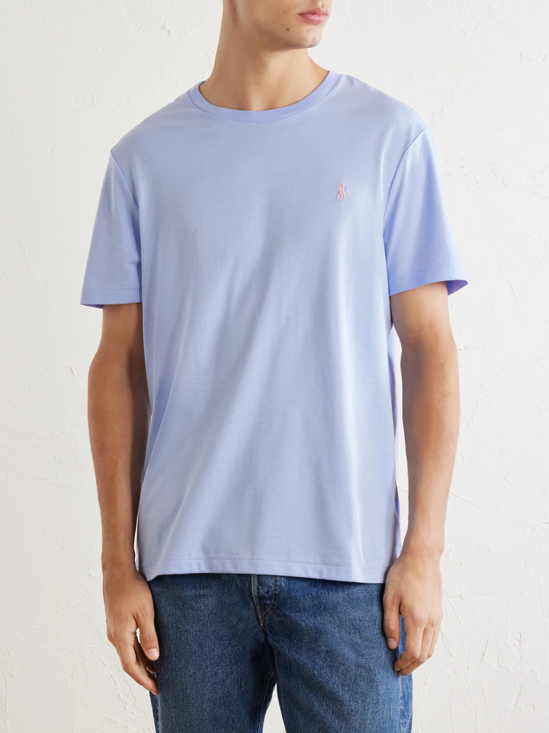 Logo-Embroidered Cotton-Jersey T-Shirt 3