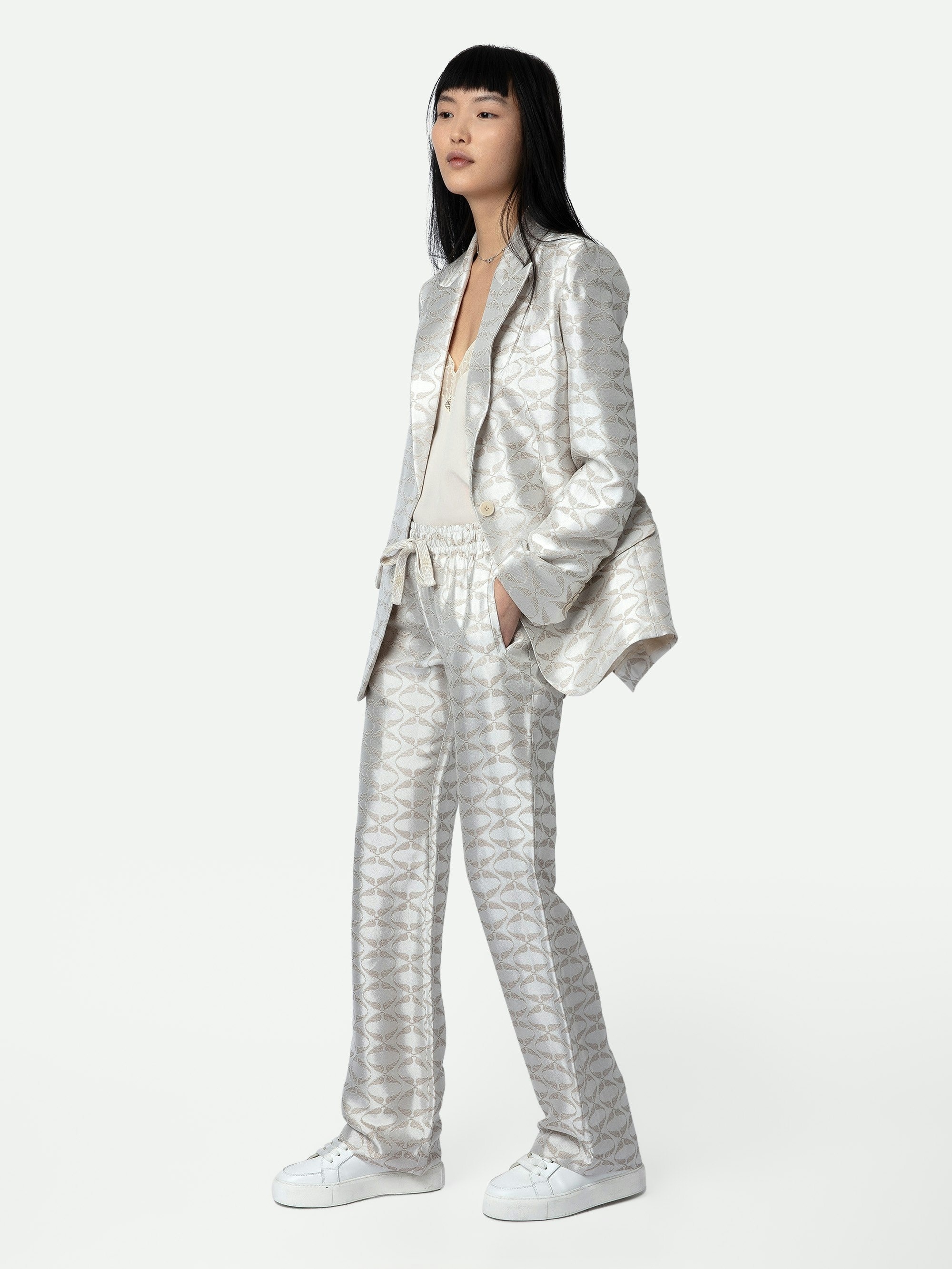 Pomy Wings Jacquard Pants - 5