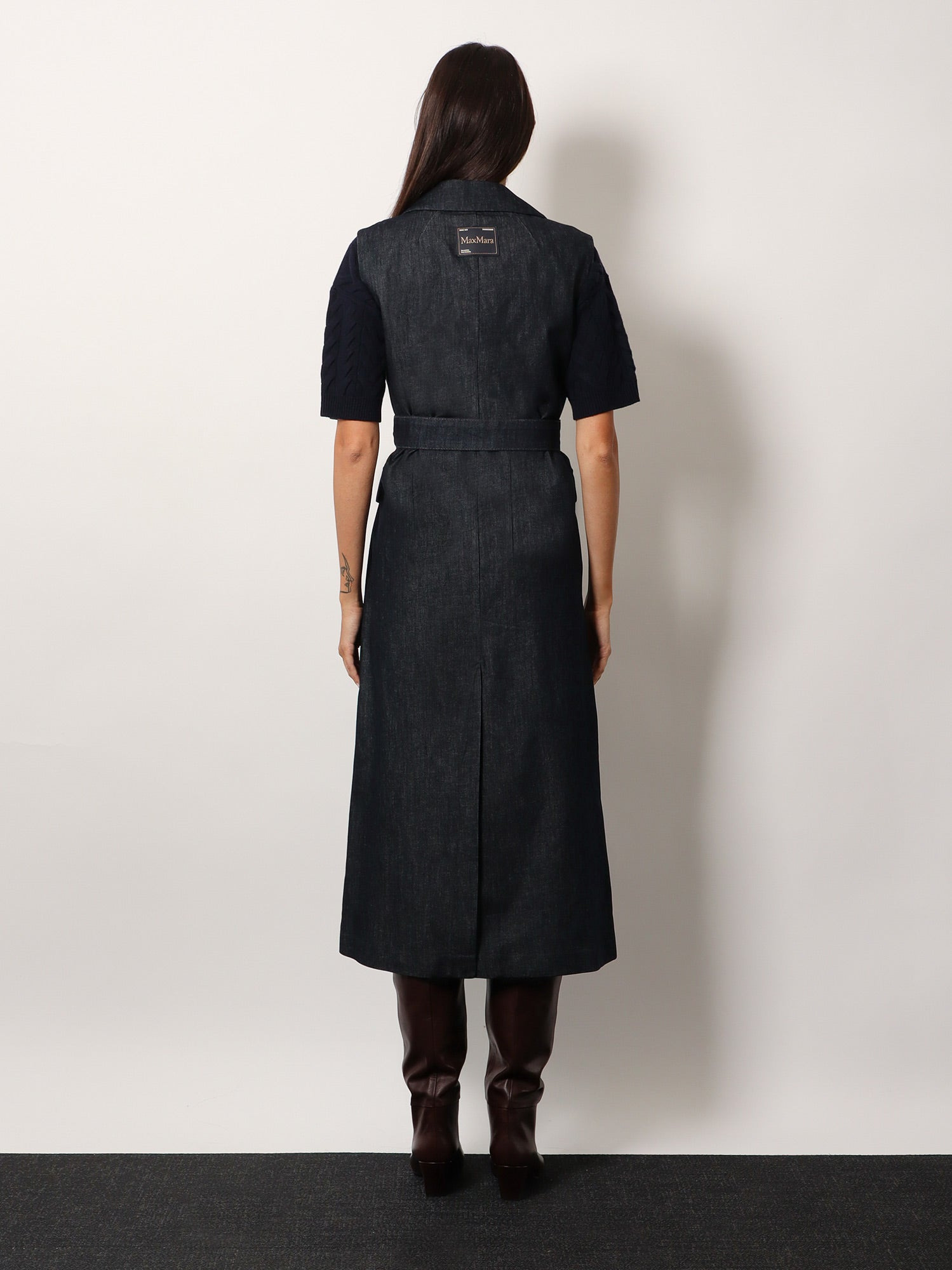 'S Max Mara Greta Midi Denim Dress - 3