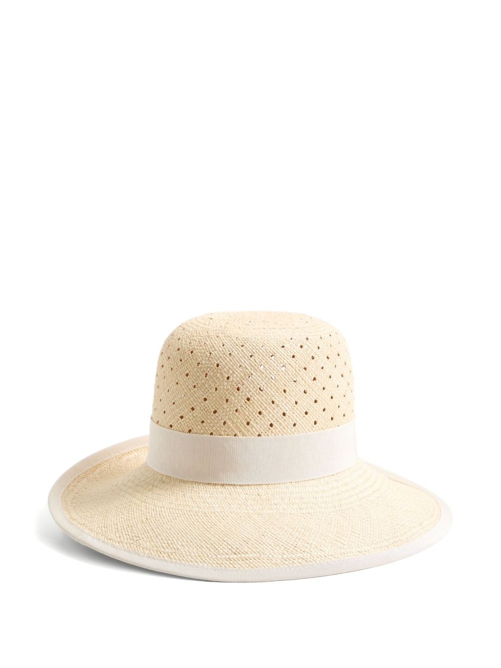VLOGO SIGNATURE HAT IN PERFORATED PANAMA - 2