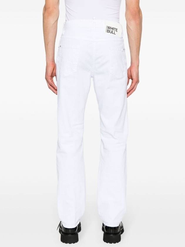 Denim Straight Pants S71LB1353STN833100 WHITE - 5