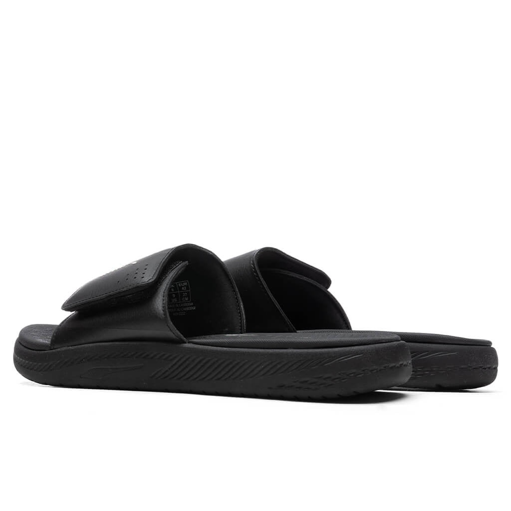 PUMA X TMC SOFTRIDE SLIDES - BLACK/WHITE - 4