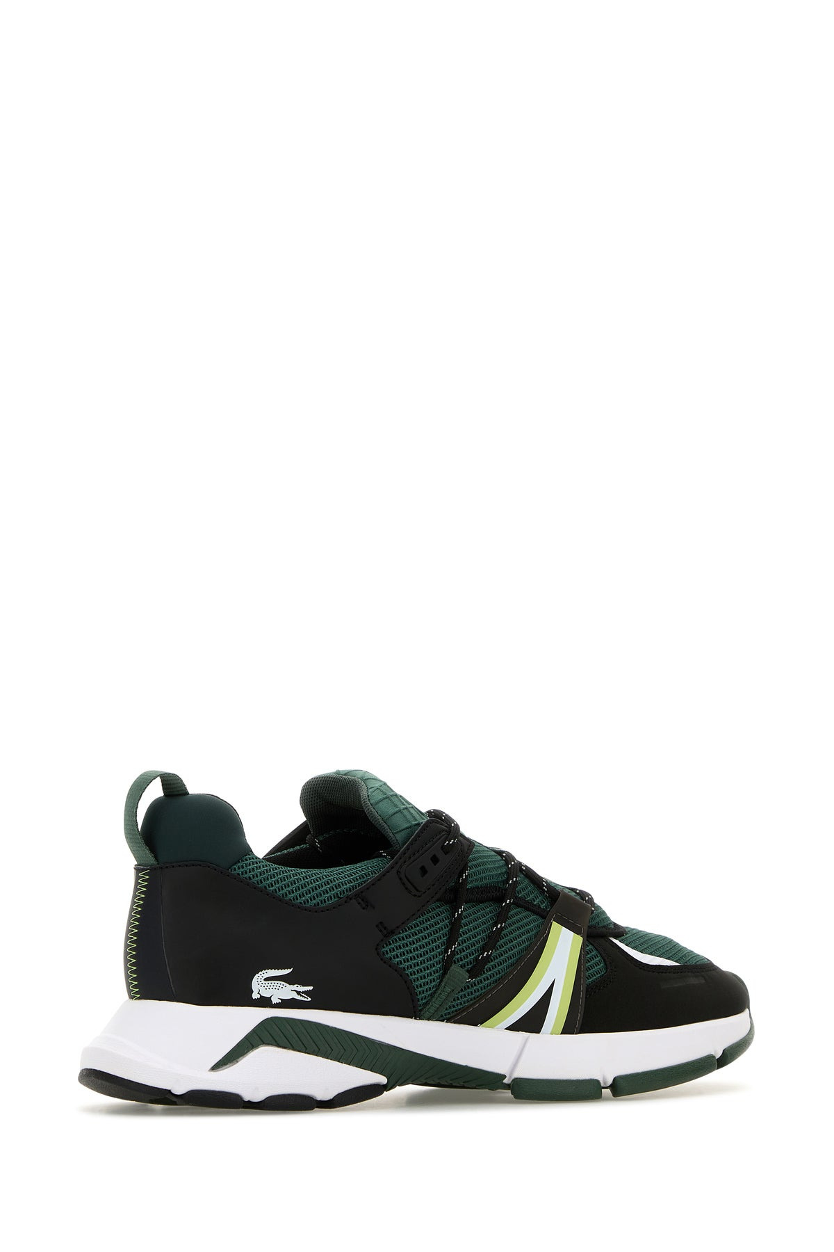 Bottle green fabric L003 sneakers - 3