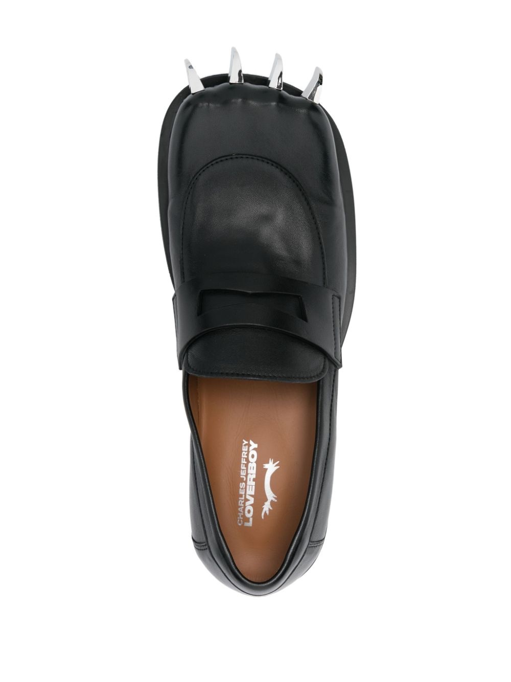 Moggies claw-detailing loafers - 4