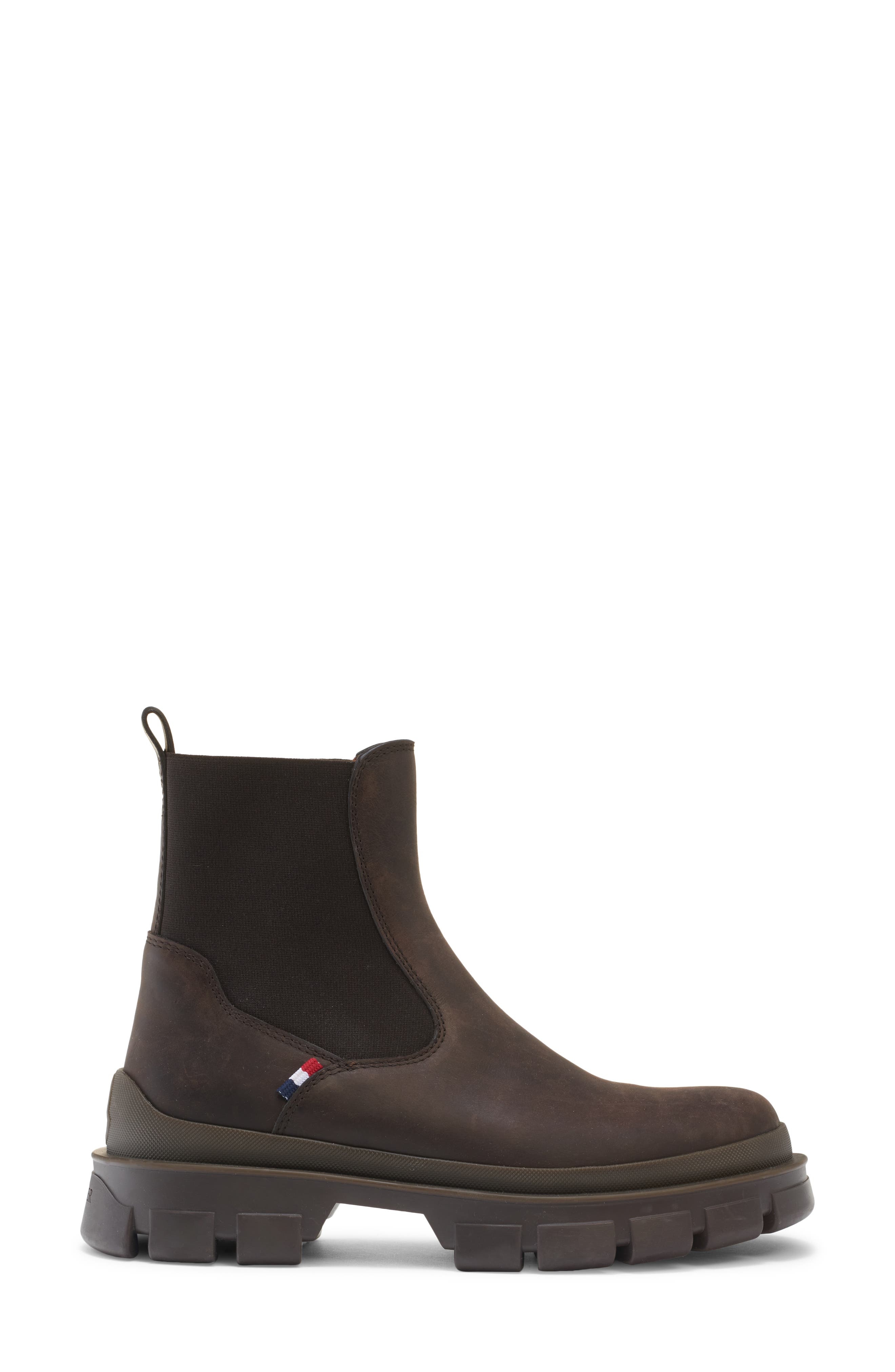 Moncler Hevea Lug Sole Chelsea Boot in Coffee Bean at Nordstrom - 3