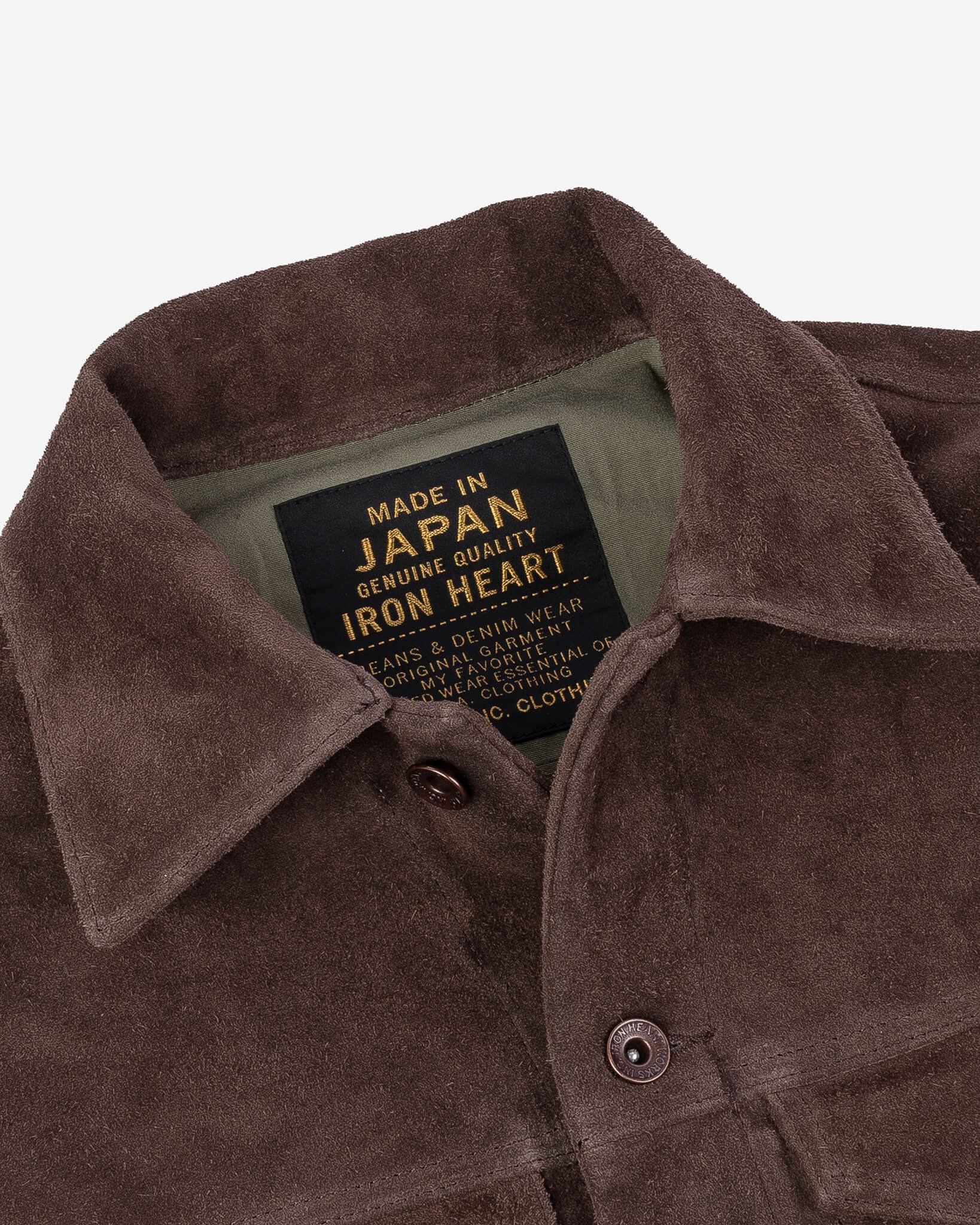 IHJ-49-BRN Split Steer Modified Type III Jacket - Brown - 9