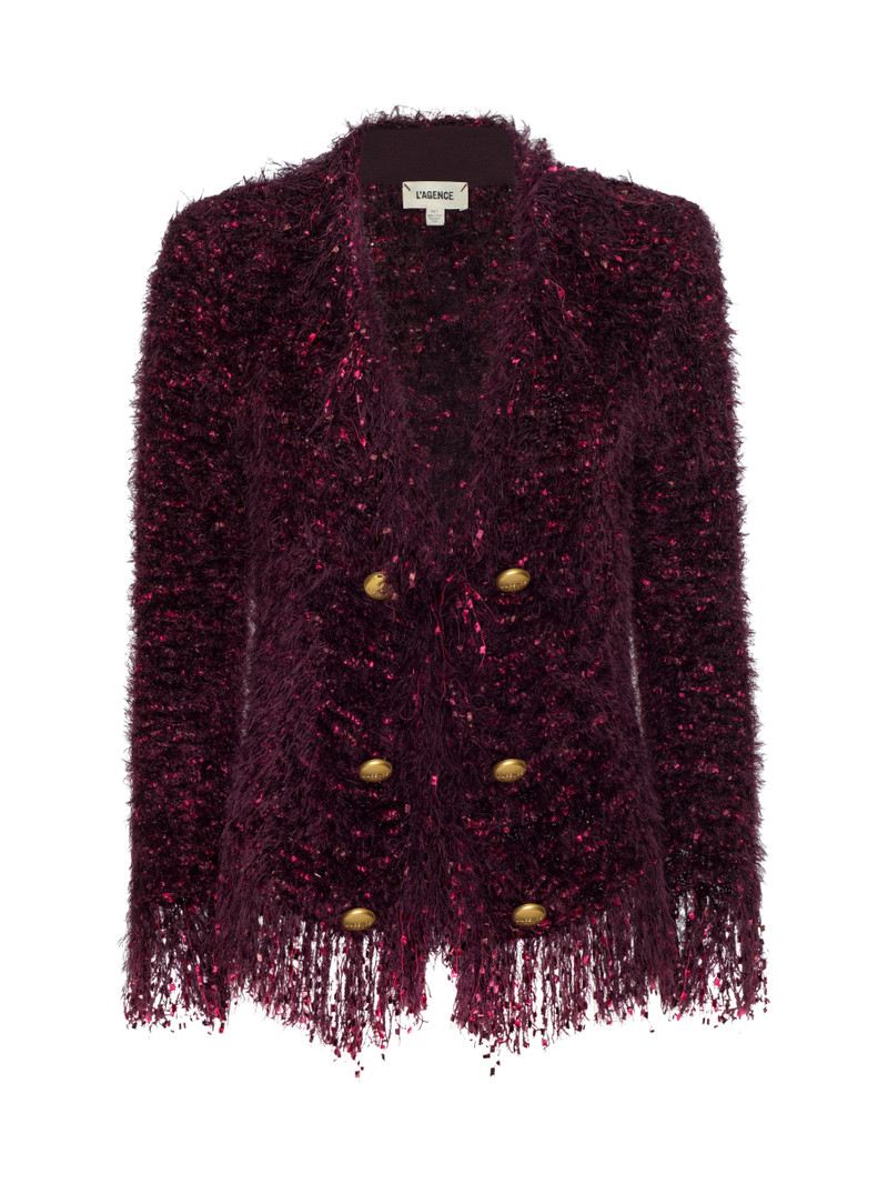 Azure Fringe Cardigan Blazer 1