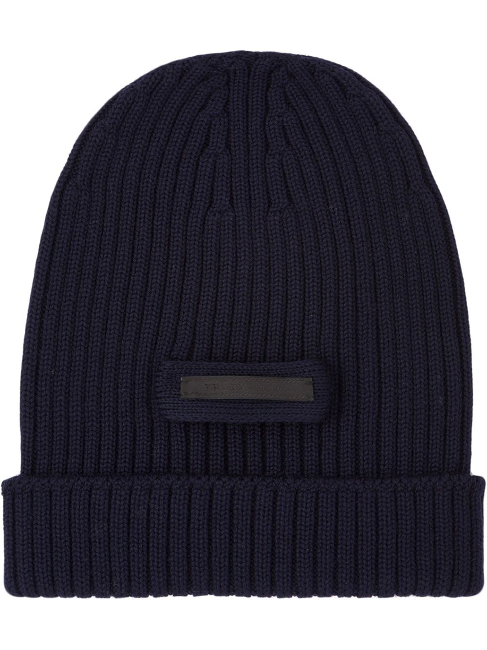 logo patch beanie - 1