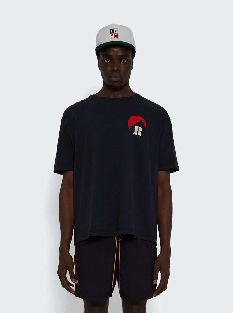 Rhude Moonlight Regatta Tee Vintage Black And Red outlook