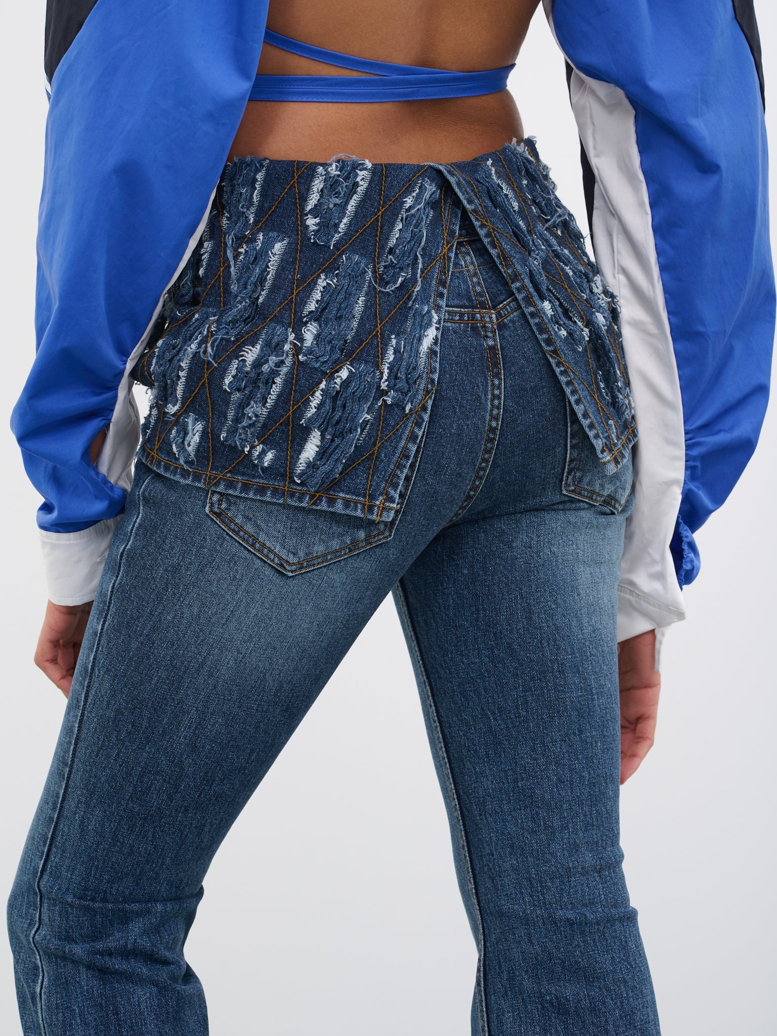 Destroyed Bustier Jeans - 5