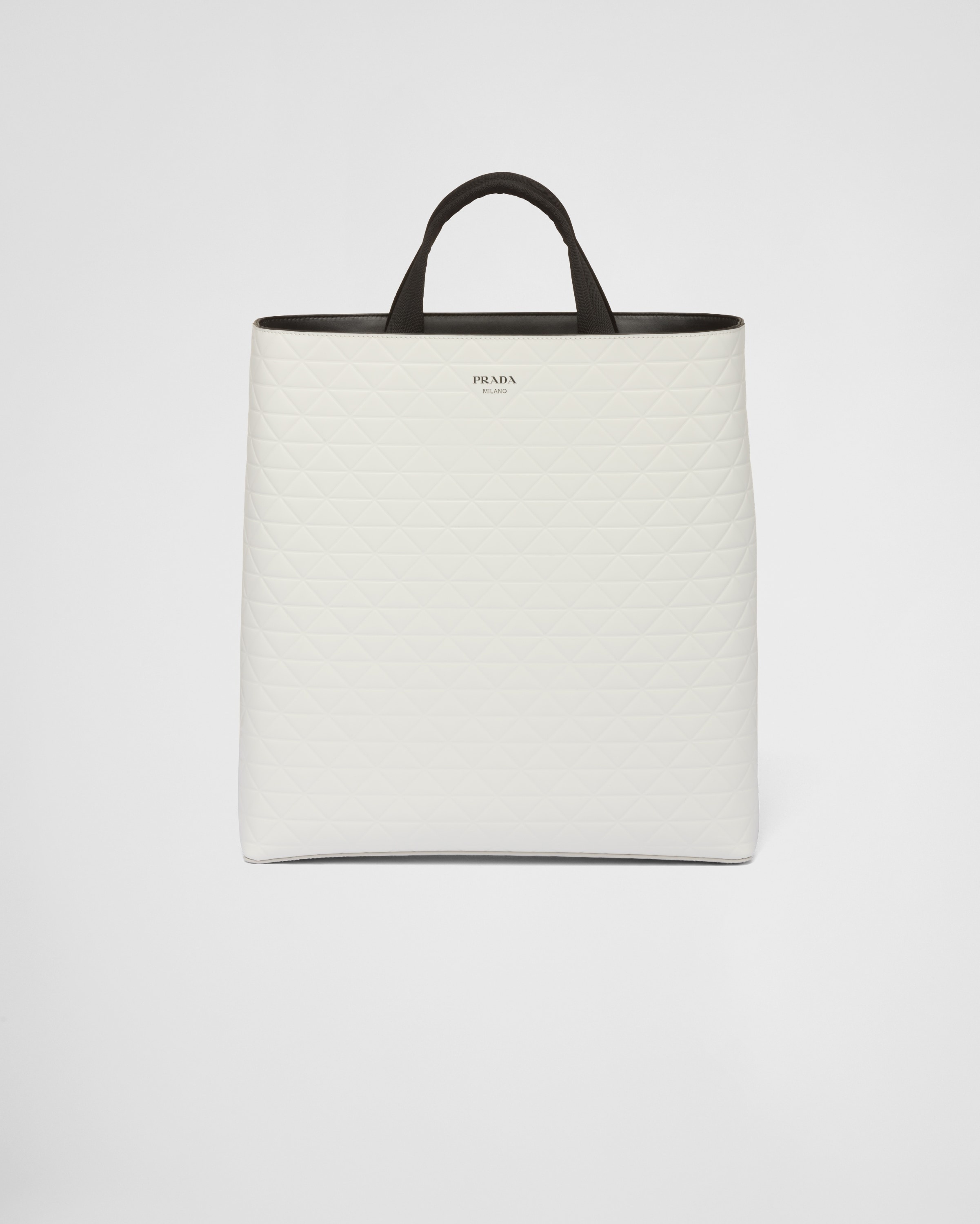 Brushed leather tote bag with water bottle - 1