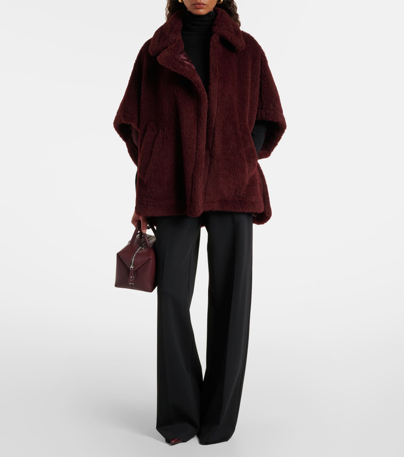 Max Mara Tebe alpaca wool-blend cape outlook
