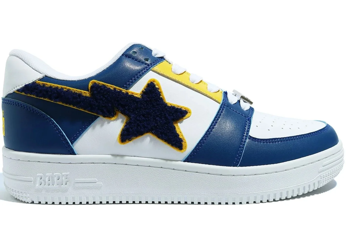 A Bathing Ape Bape Sta Low Patched Navy - 1