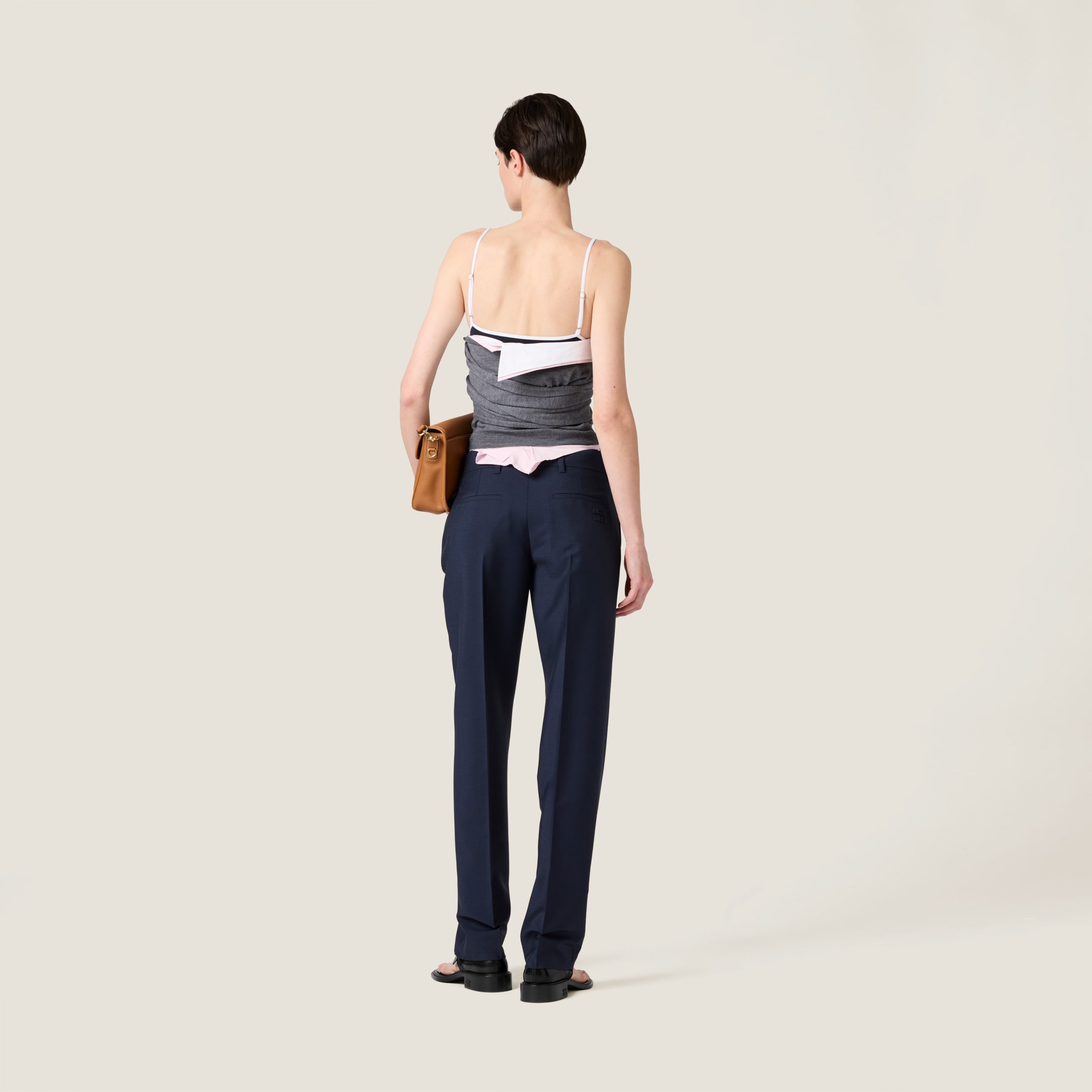 Kid mohair pants - 3