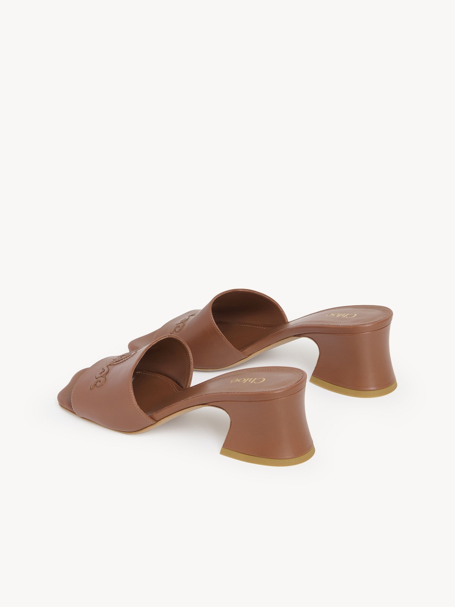 CHLOÉ SOLEIL HEELED MULE - 5