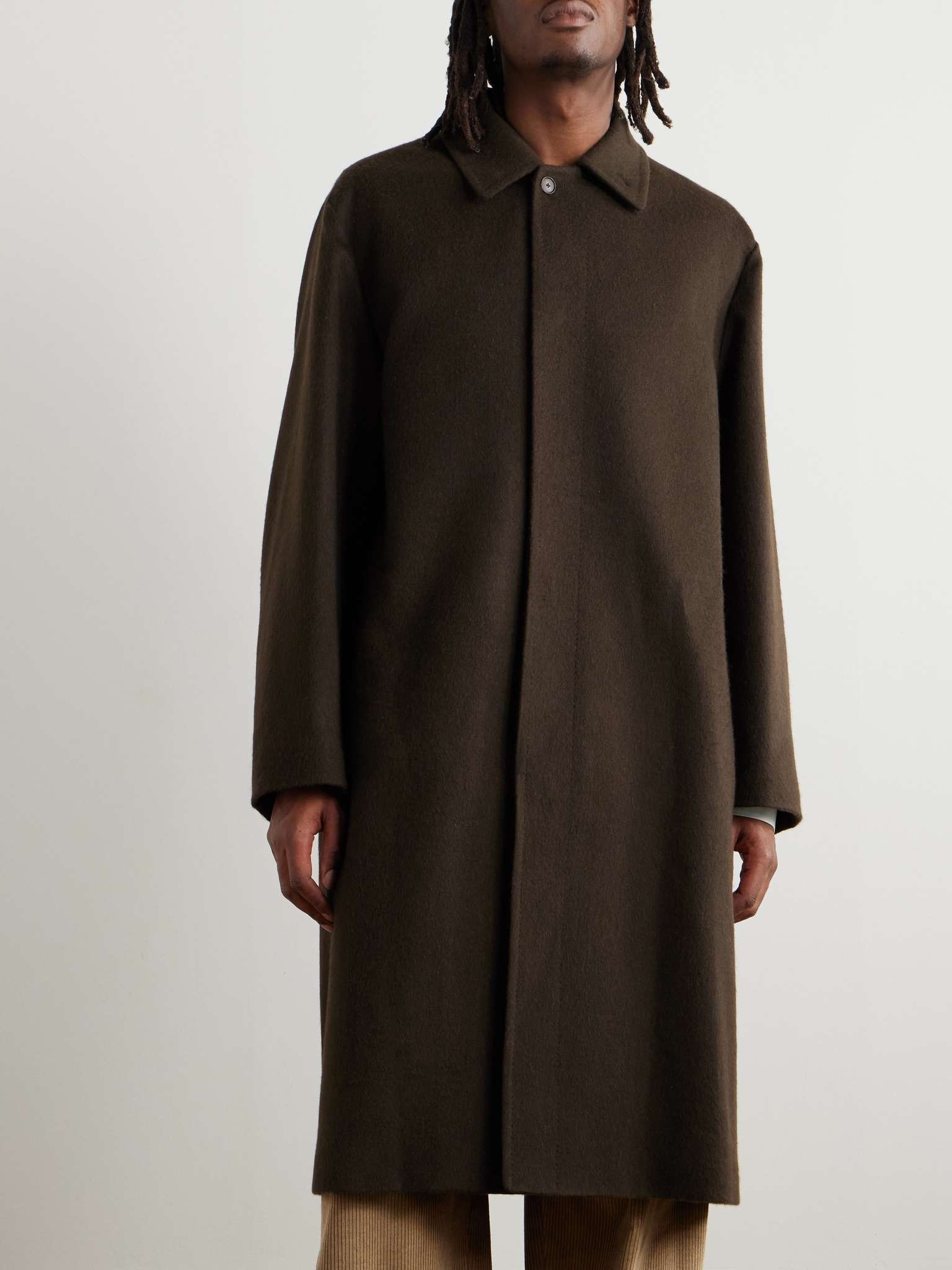 Oversized Camel Overcoat - 4