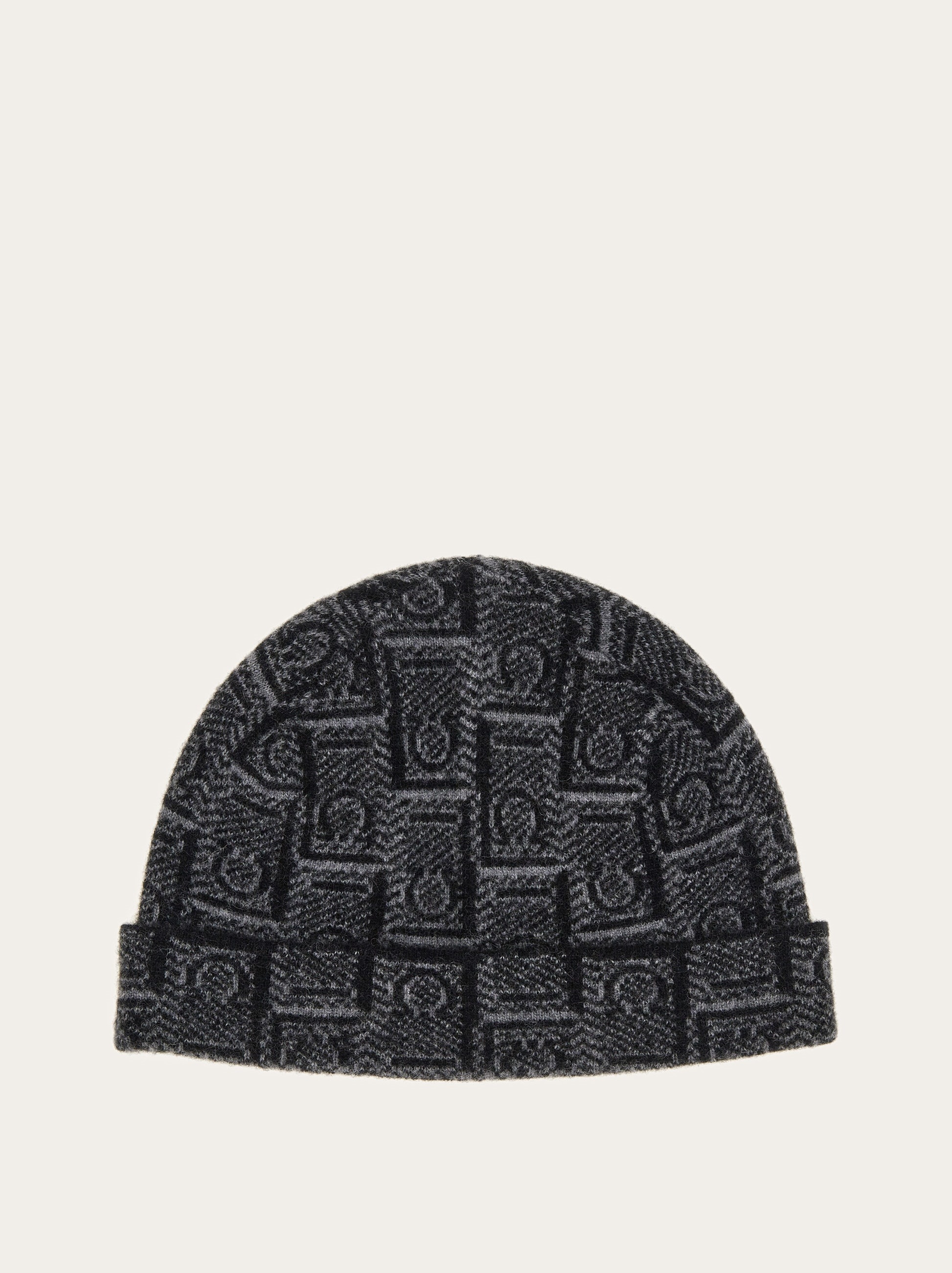Ferragamo monogram beanie - 1