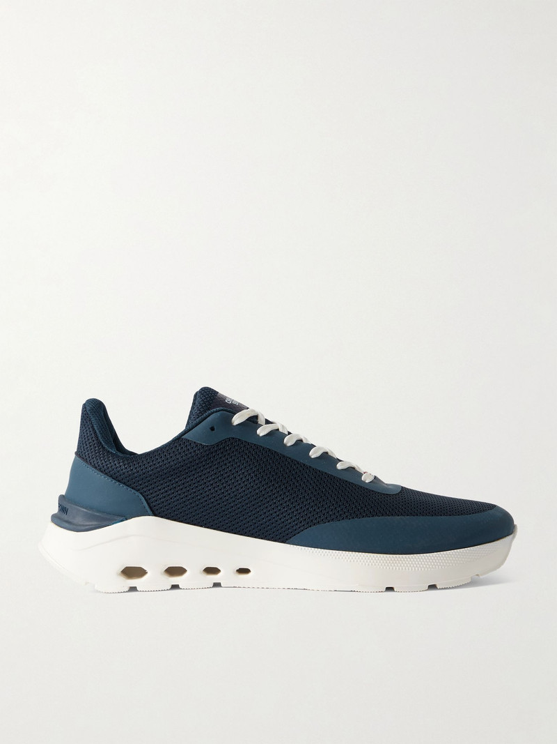 Hydro .B1 Rubber-Trimmed Mesh Sneakers Navy 1