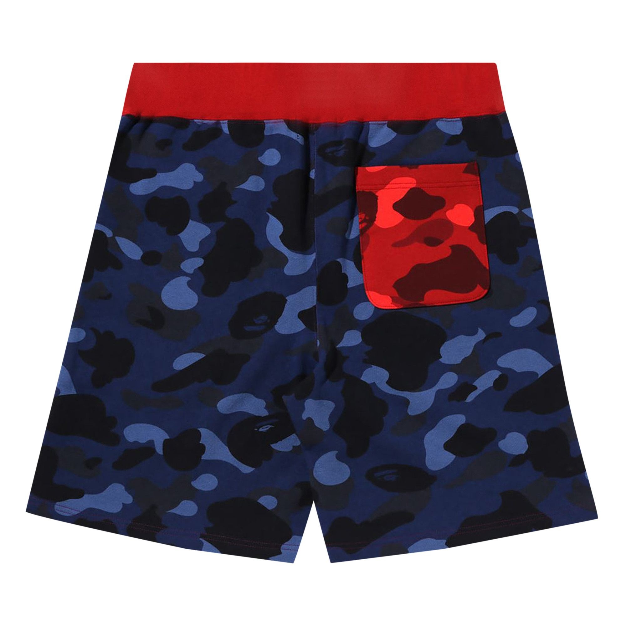 BAPE Crazy Camo Shark Sweat Shorts 'Purple' - 2