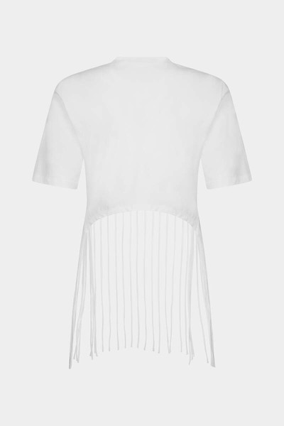 DSQUARED2 EASY FIT FRINGED T-SHIRT outlook
