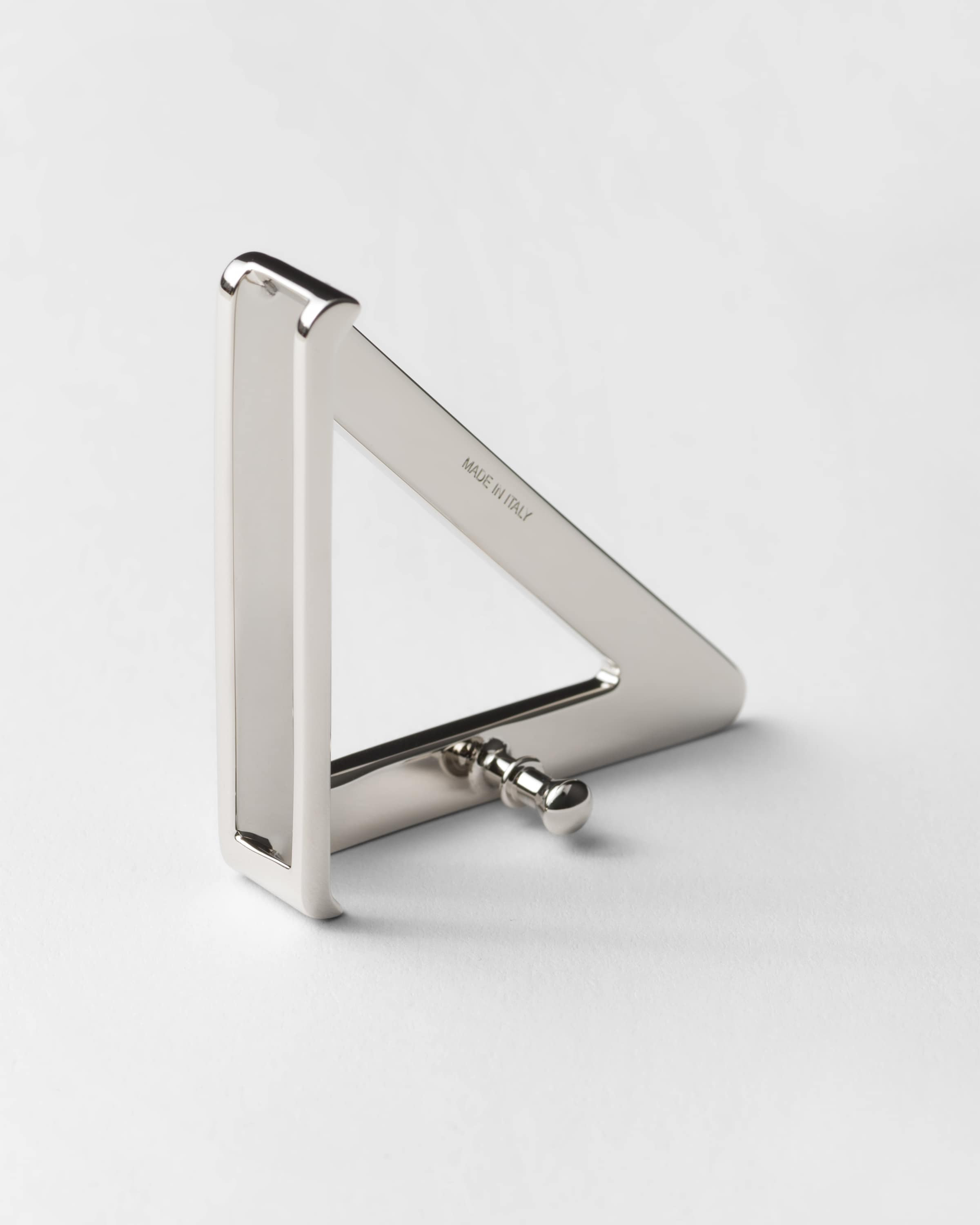 Enameled metal belt buckle - 3