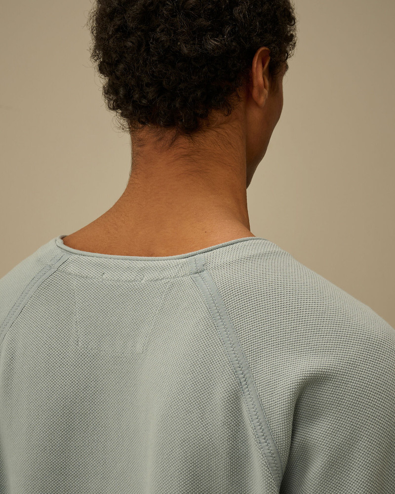 Heavy Piquet Pigment Dyed Mockneck Sweatshirt 6
