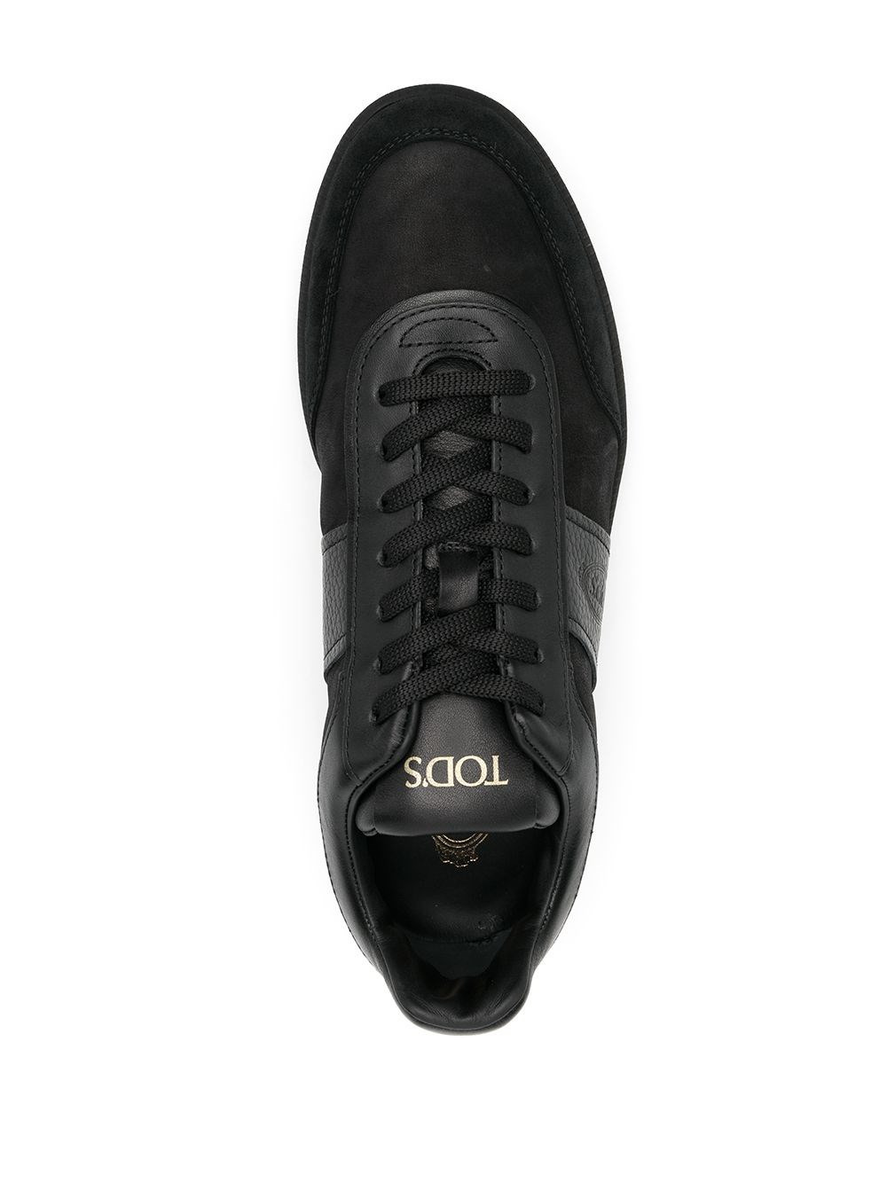 Lace-up sneaker with logo - 4