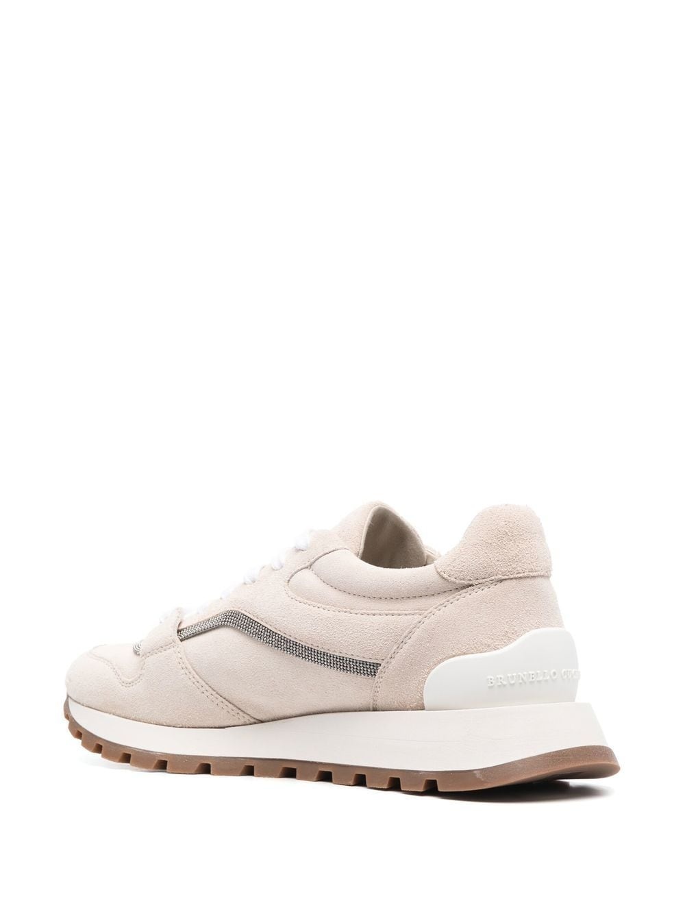low-top lace-up sneakers - 3