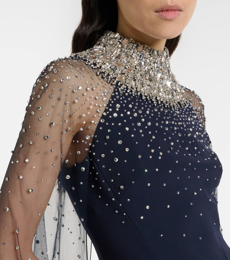 Zadie caped embellished gown 4