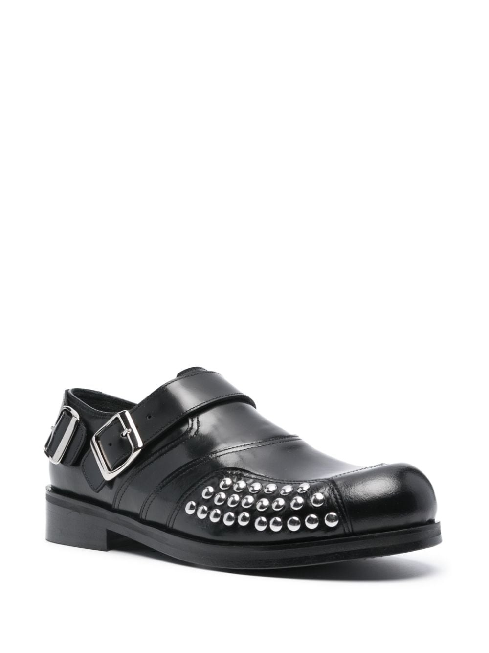 stud-embellished loafers - 2