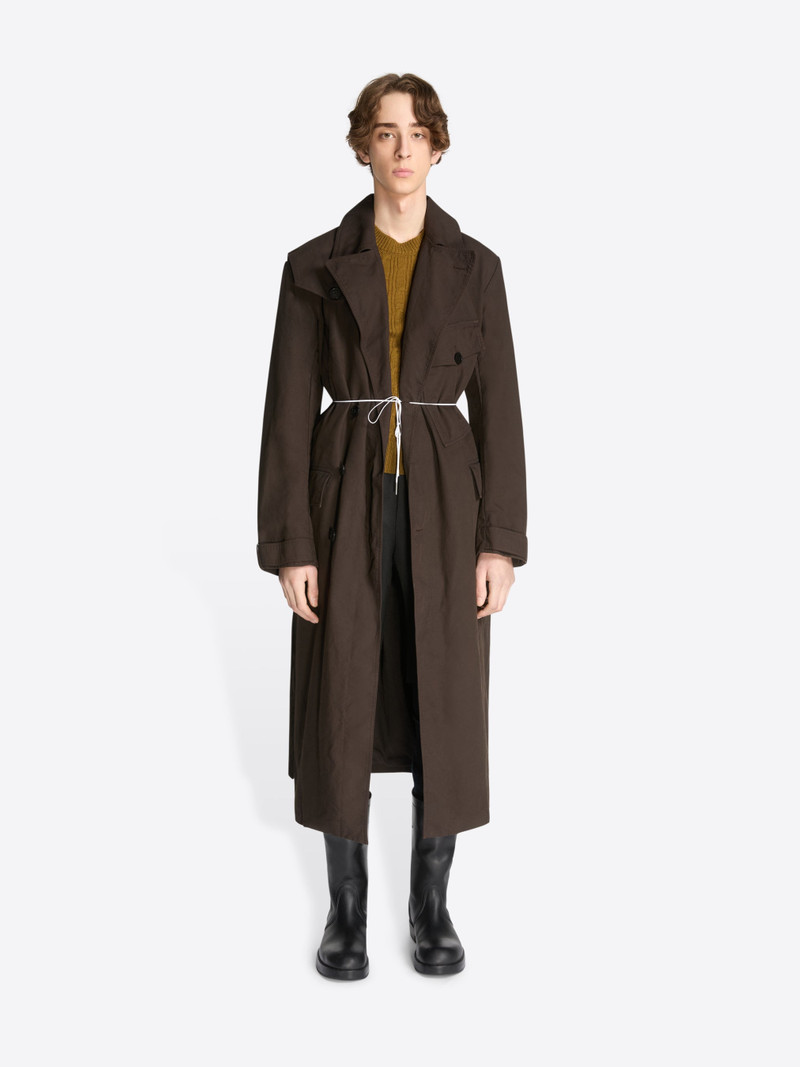 Dries Van Noten OVERDYED TRENCH COAT outlook