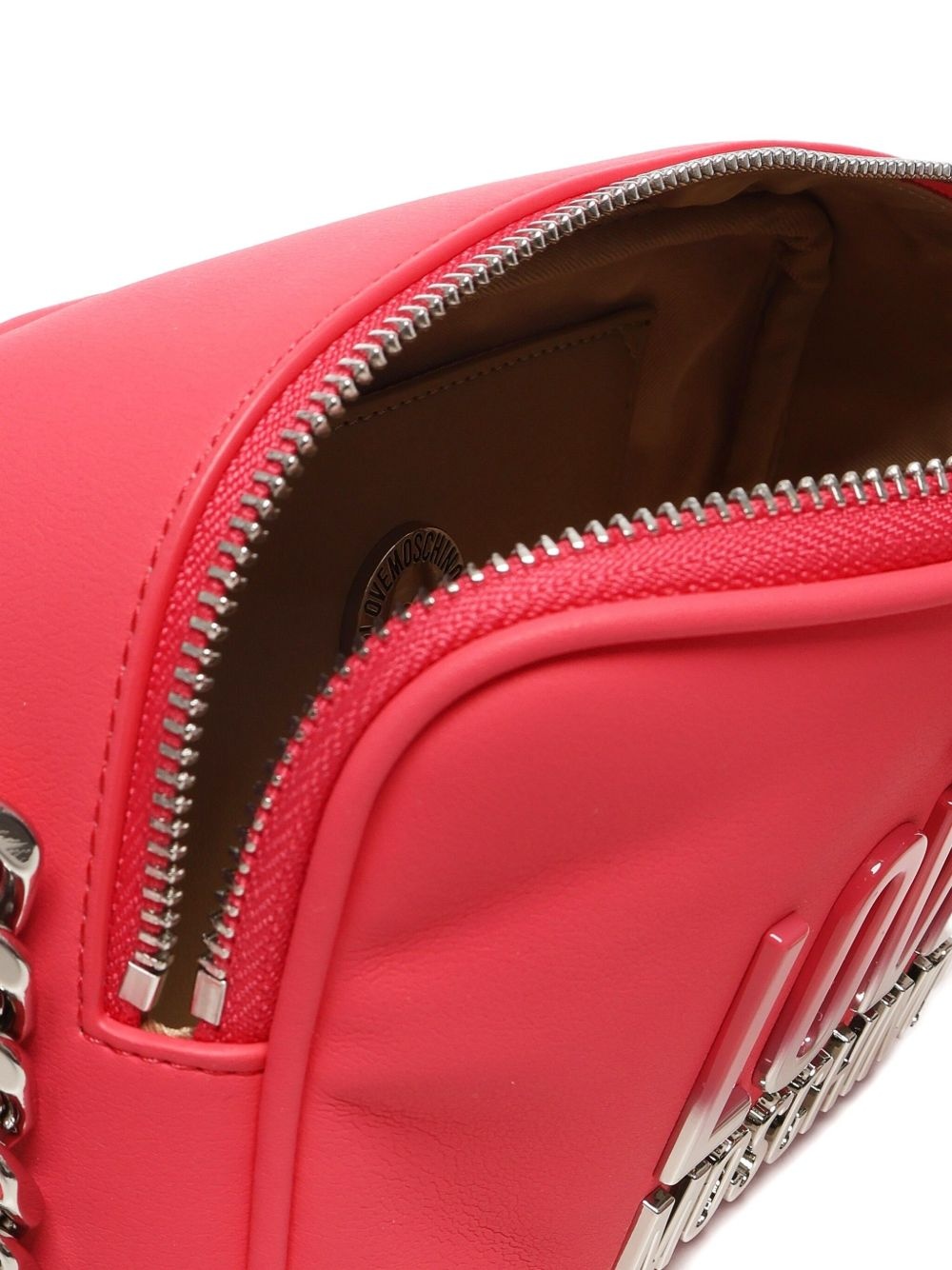 logo-plaque chain shoulder bag - 4
