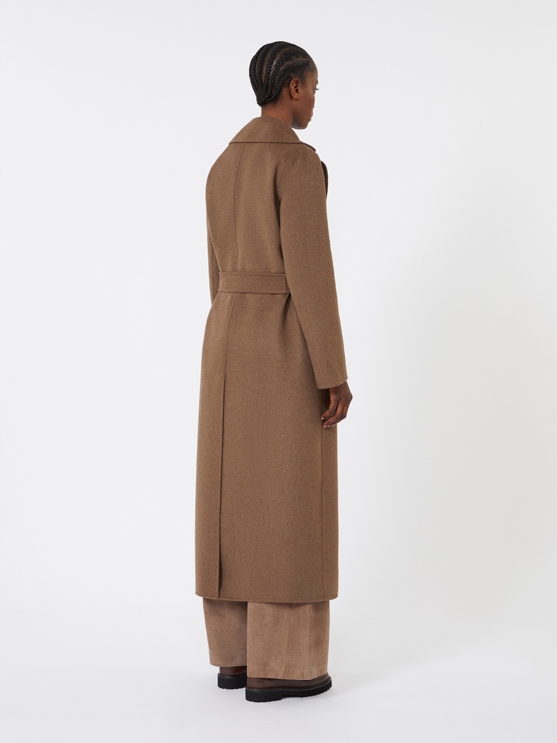POLDO Wool drap wrap coat - 4