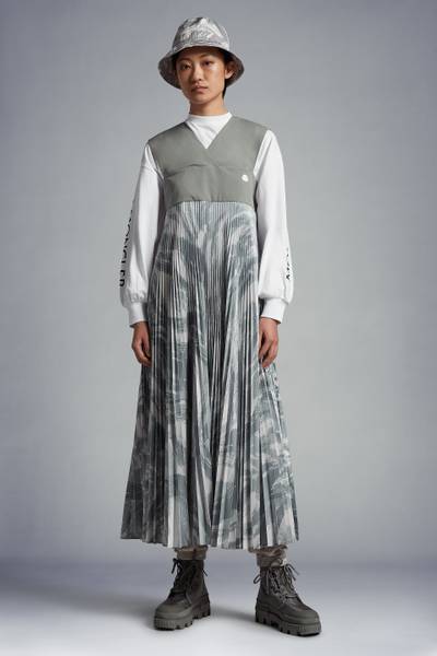 Moncler Pleated Maxi Dress outlook