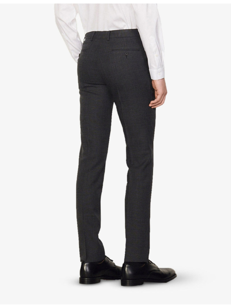Berkeley slim-fit tapered wool trousers 4