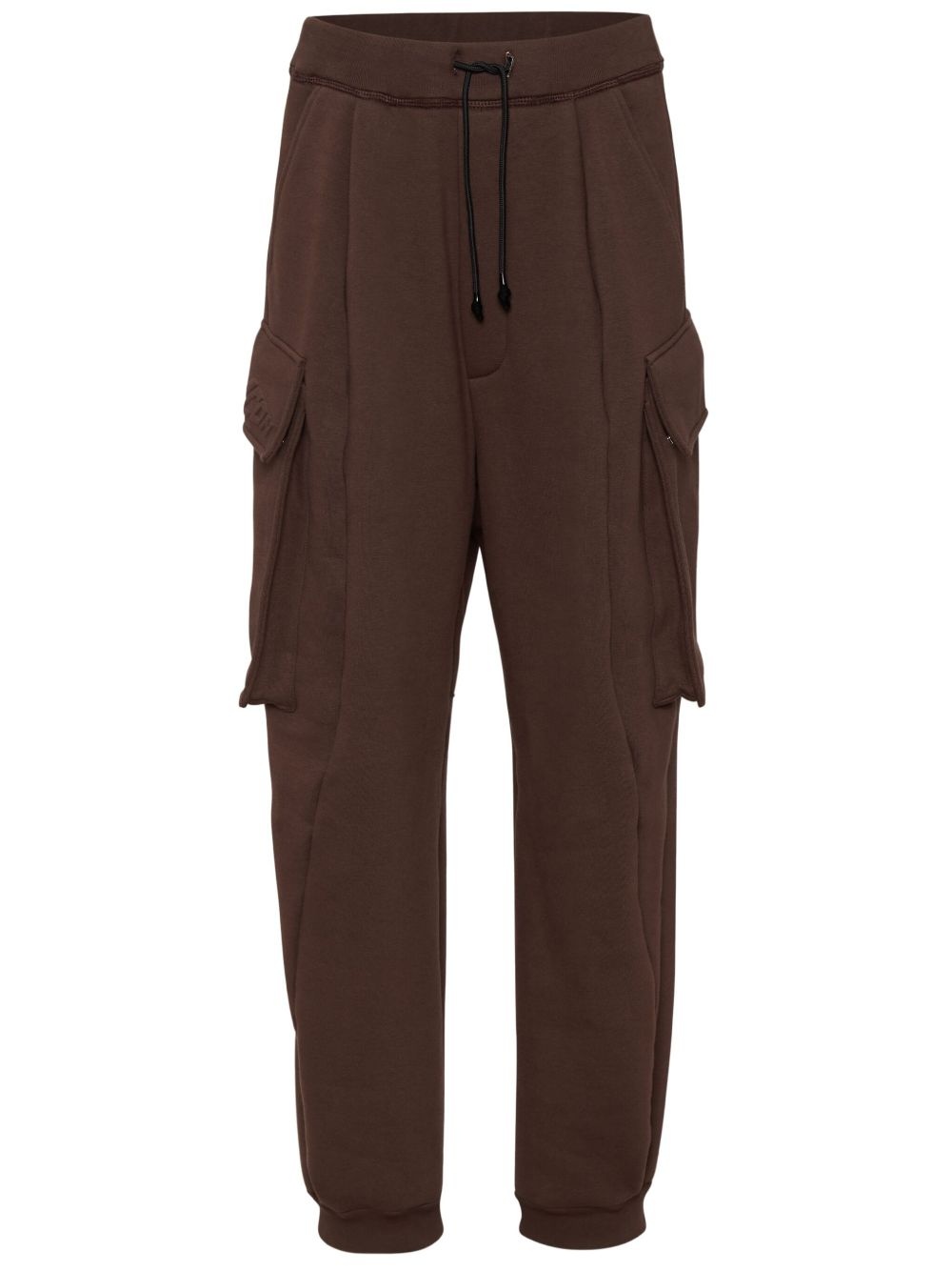 drawstring track pants - 1