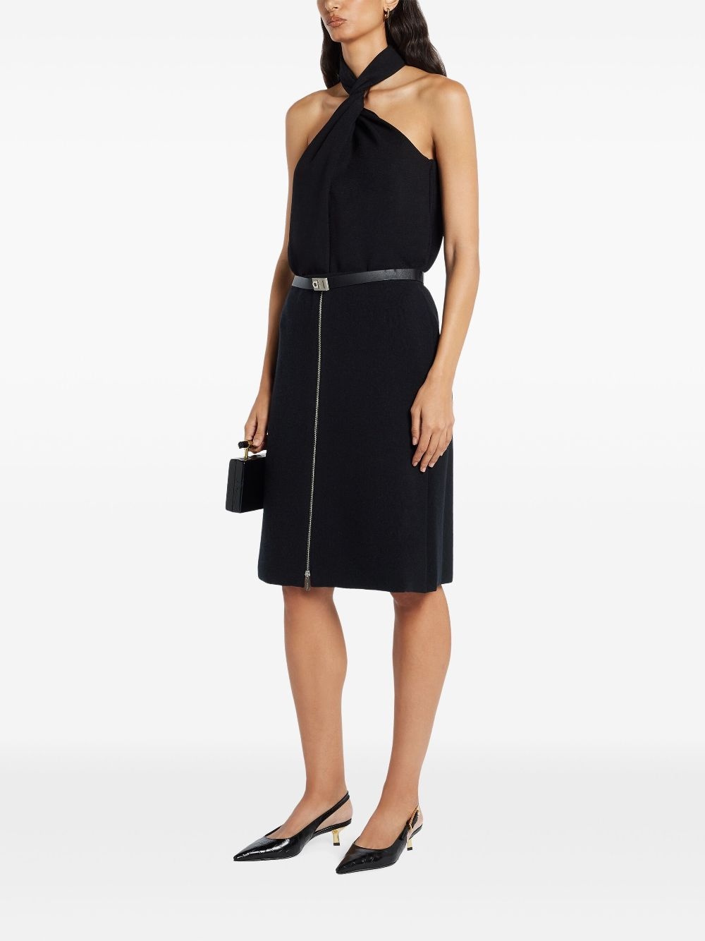 logo buckle skirt - 2