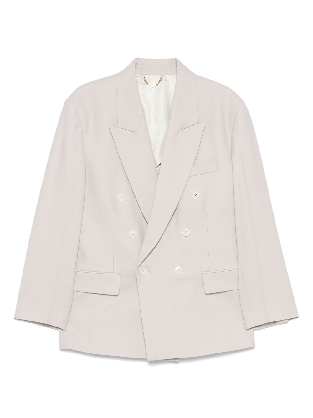 double-breasted blazer - 1