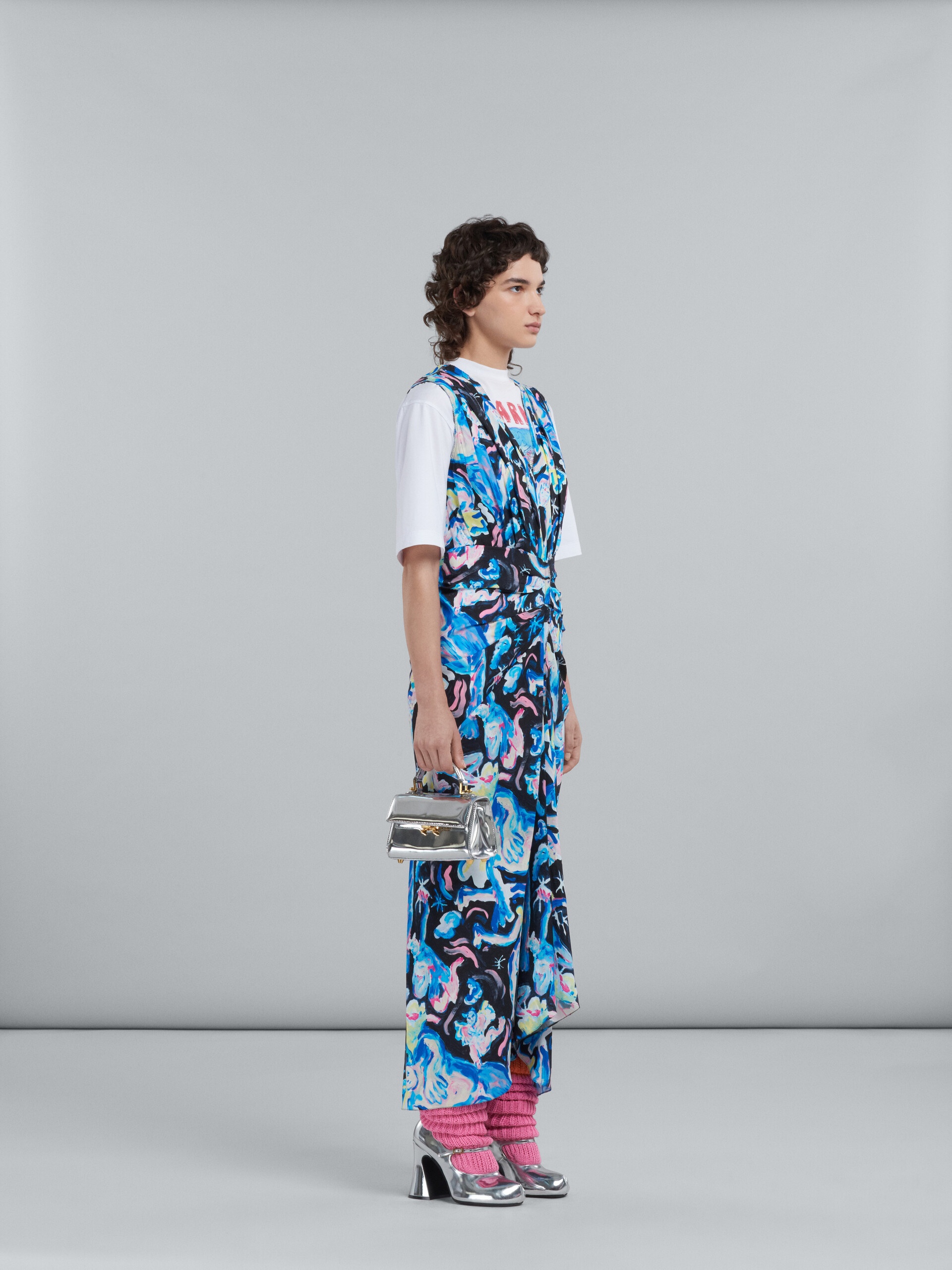 PRINTED LONG DRESS - 6