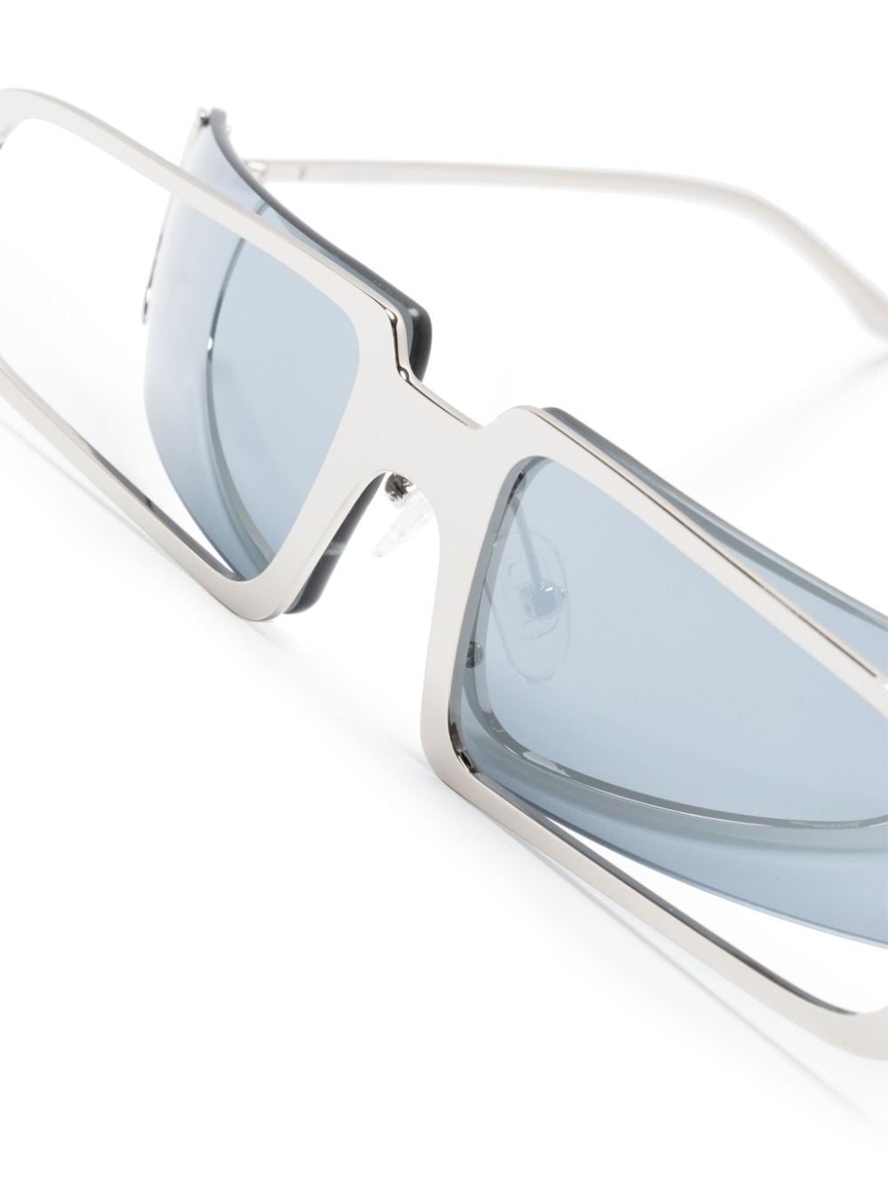 oversized-frame tinted sunglasses - 3