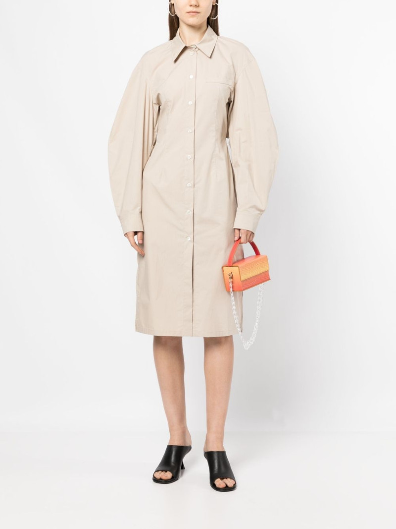 SYSTEM cut-out back shirt dress outlook