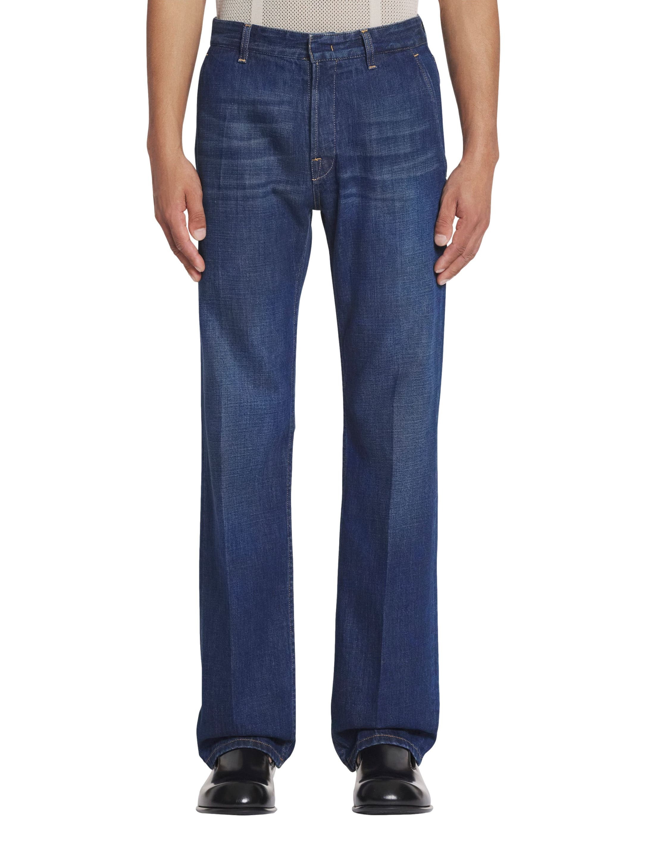 Lanvin Straight Fit Denim Pants in Light Blue at Nordstrom - 3