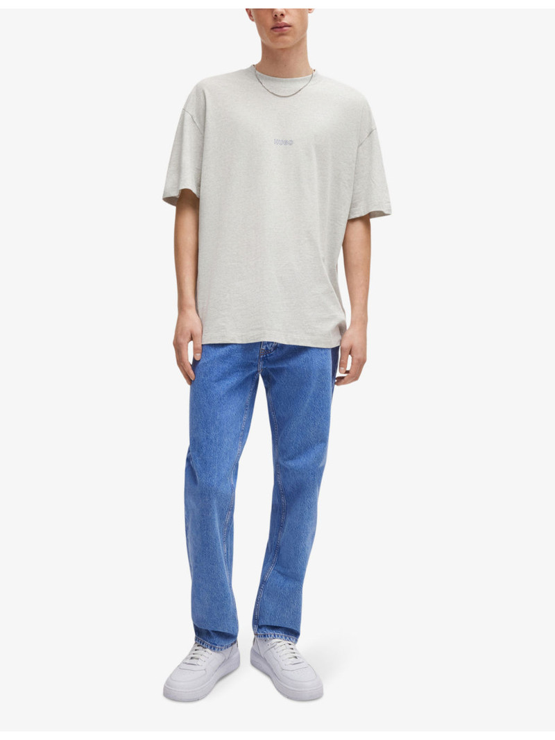 HUGO Logo-print relaxed-fit cotton T-shirt outlook