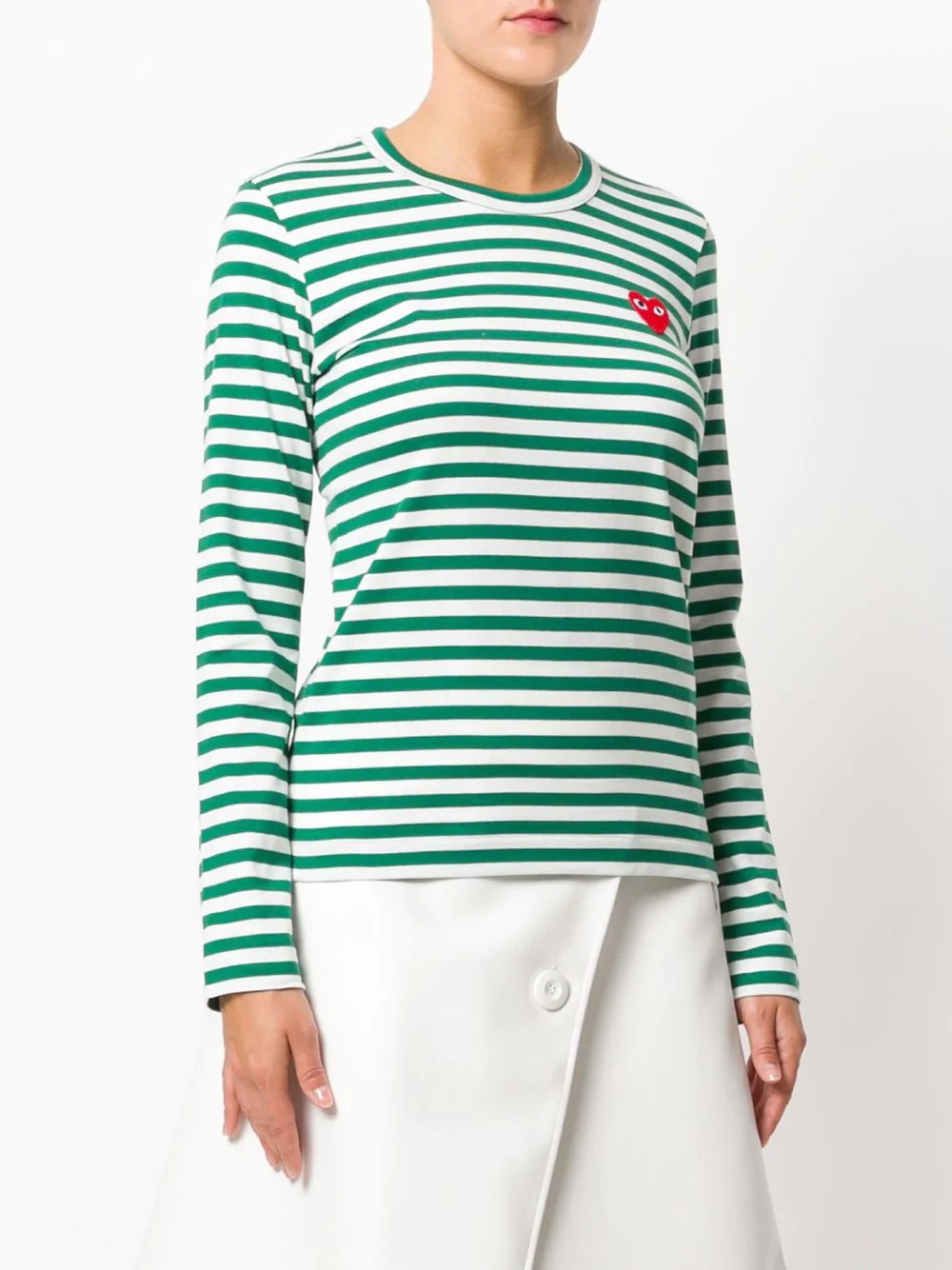 striped longlseeved T-shirt - 3