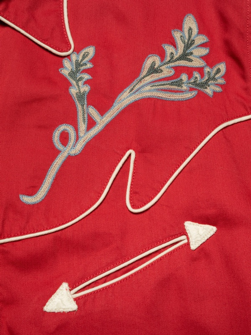 Gonzo Vines Cowboy Shirt Red 6