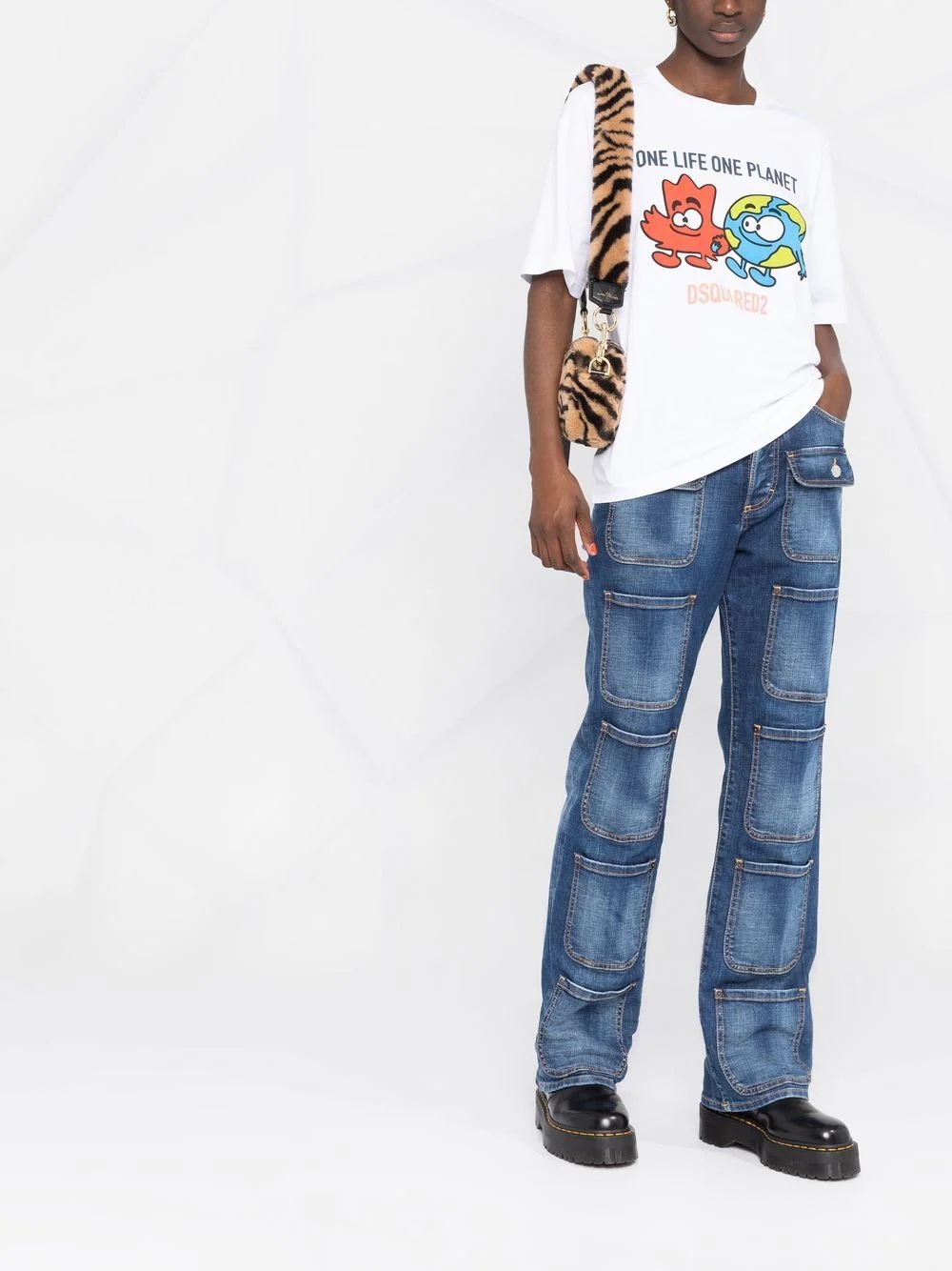 graphic-print cotton T-shirt - 2
